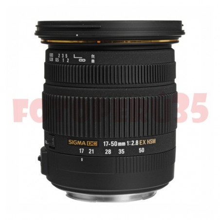 Lente Sigma 17-50mm f/2.8 EX DC OS para Canon con estabilizador