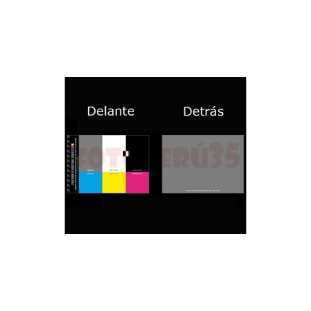 Tarjeta gris y balance de blancos para fotografía y vídeo - 13x18cm