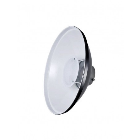 Beauty Dish Godox BDR-W550 de 55cm (Blanco) con Tela Difusora incluida (Montura Bowens)