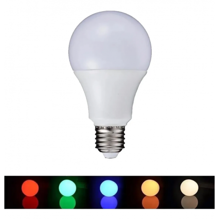 Foco LED RGB de 5W - Incluye Control Remoto