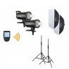 Kit de 2 flashes de estudio GODOX SK400 II (400W)