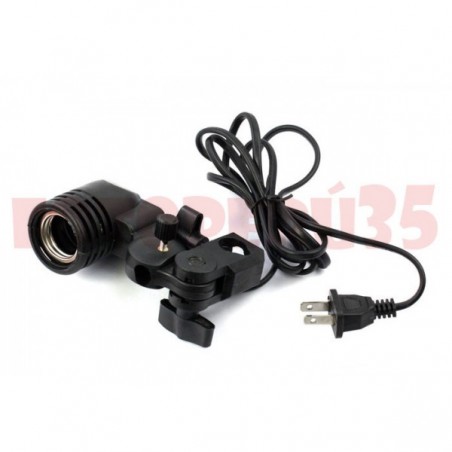 Socket para foco ahorrador (E27) ideal para video o fotografía de productos