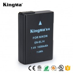 Batería EN-EL14 KingMa para Nikon D3100, D3200, D5100, D5200, D5300