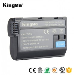 Batería EN-EL15 KingMa para Nikon D600 D610 D750 D800 D7000 D7100 D7200