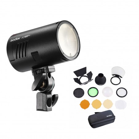Pack de flash GODOX AD100-Pro + kit de accesorios GODOX AK-R1