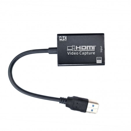 Capturadora de video HDMI de hasta 4K de entrada y 1080p de salida USB