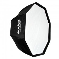 Softbox Octagonal GODOX de 80cm - Tipo Sombrilla - Incluye grilla (Montura Bowens)