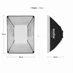 Softbox GODOX SB-MS5070 de 50x70cm - Montura universal
