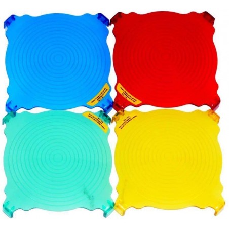 Pack GODOX BD-03 de Barn door, grilla y filtros de color - Montura universal