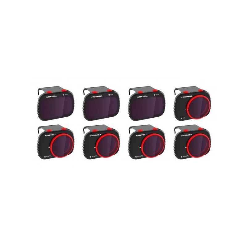 Pack de filtros FREEWELL para drone DJI Mavic Mini / Mini 2 / Mini SE - All Day - Pack de 8