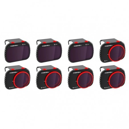 Pack de filtros FREEWELL para drone DJI Mavic Mini / Mini 2 / Mini SE - All Day - Pack de 8