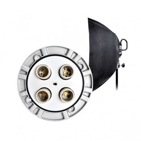 Softbox de 60x90cm de luz continua GODOX TL-4K con socket para 4 focos