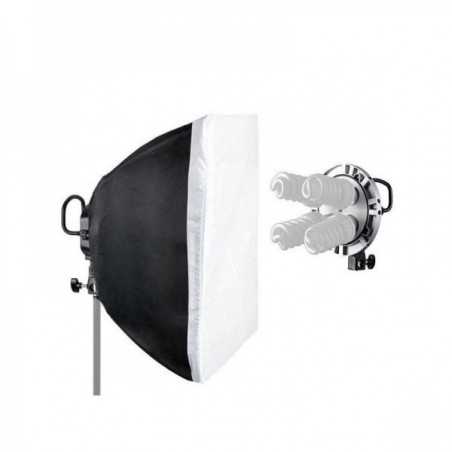 Softbox de 60x90cm de luz continua GODOX TL-4K con socket para 4 focos