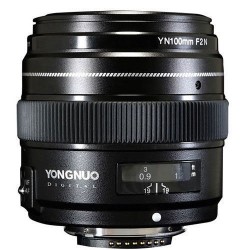 Lente Yongnuo YN 100mm f/2 para Nikon