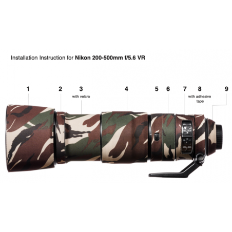 Cobertor EasyCover Lens Oak para lente Nikon 200-500mm f/5.6 VR