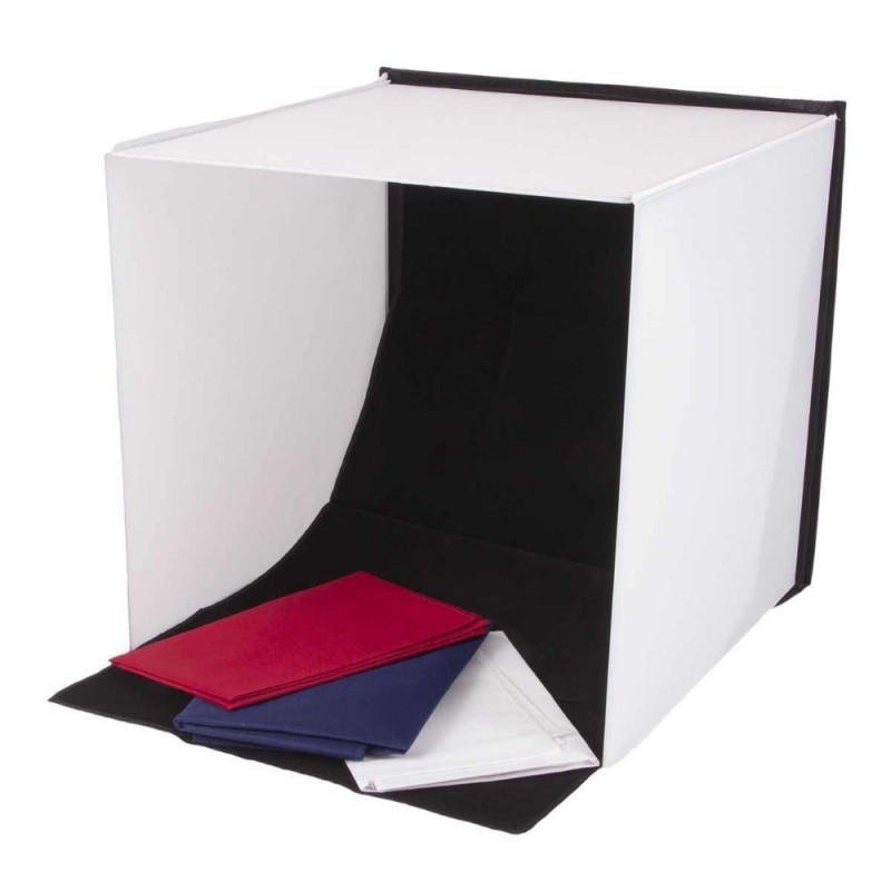 Cubo caja de luz portátil Godox plegable Inc. 4 fondos de color