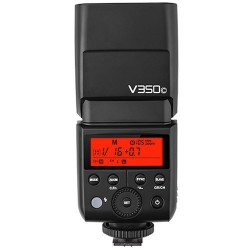 Flash portátil GODOX Ving V350 Canon Nikon Sony (incluye batería y cargador)