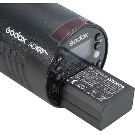 Batería GODOX WB100/WB100A para flash AD100 Pro