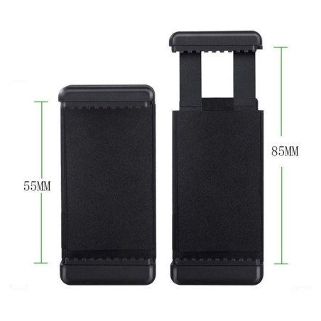 Sujetador para celulares con entrada para trípode de 1/4" - Phone holder