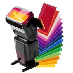 Gel de colores para flash portátil (12 unidades)
