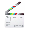 Claqueta acrílica magnética para producciones de vídeo, cine, cortos. 30x25cm