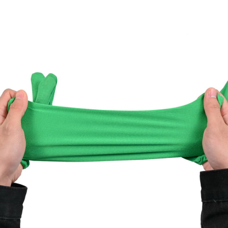 Traje verde croma invisible para producciones de video