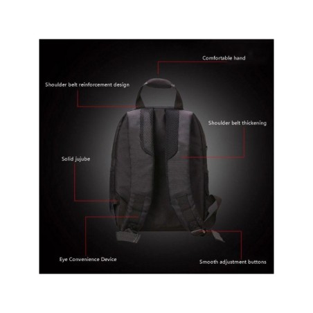 Mochila compacta impermeable de 33x26.5x12.5cm