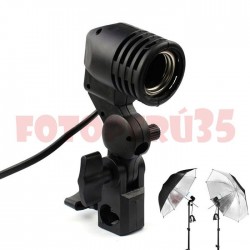 Socket para foco ahorrador (E27) ideal para video o fotografía de productos