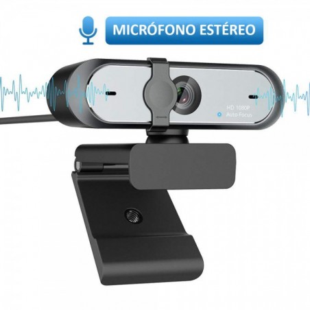 Cámara web M9 PRO - Full HD 1080p 60fps con micrófono estéreo