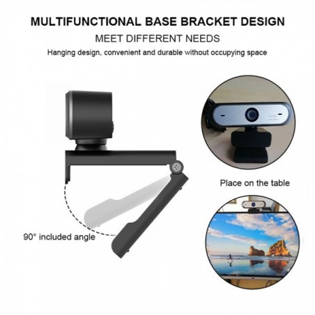 Cámara web M9 PRO - Full HD 1080p 60fps con micrófono estéreo