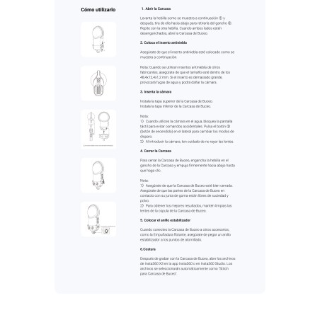 Carcasa sumergible Insta360 para cámara X3 (Hasta 50 metros) - Dive Case