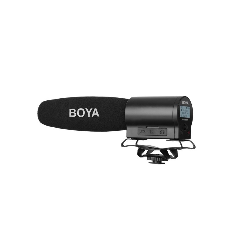 Micrófono BOYA BY-DMR7 direccional con grabadora incorporada