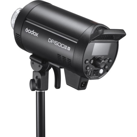 Flash de estudio Godox DP600 III-V de 600W con luz de modelado LED