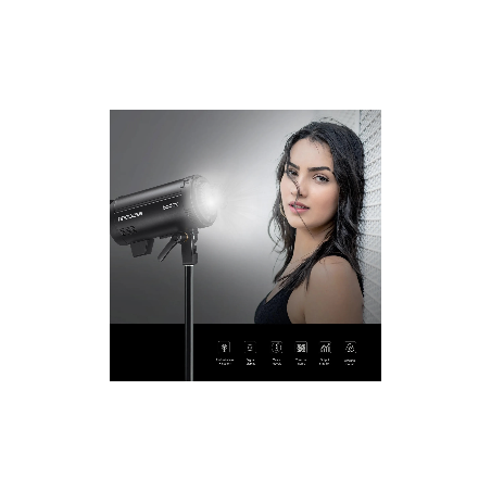 Flash de estudio Godox DP800 III-V de 800W con luz de modelado LED