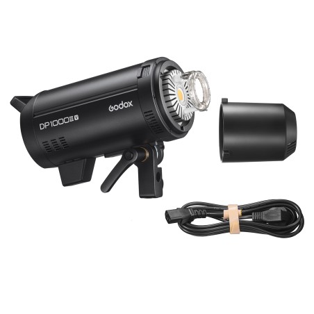 Flash de estudio Godox DP1000 III-V de 1000W con luz de modelado LED