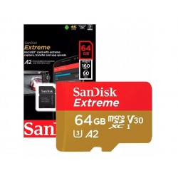 Memoria micro SD Sandisk Extreme de 64GB 160MB/s
