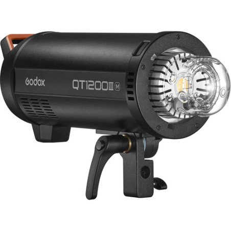 Flash GODOX QT1200 III - Montura Bowens - Con luz de modelado LED