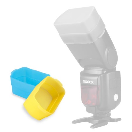 Difusor GODOX de rebote (tipo tapa) para flash portátil - Pack de 3