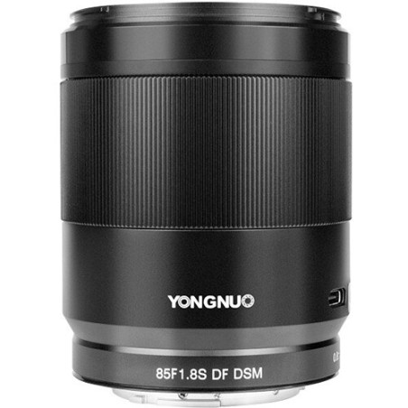 Lente Yongnuo YN 85mm f/1.8S DF DSM para Sony montura E - Full Frame - Incluye tapasol
