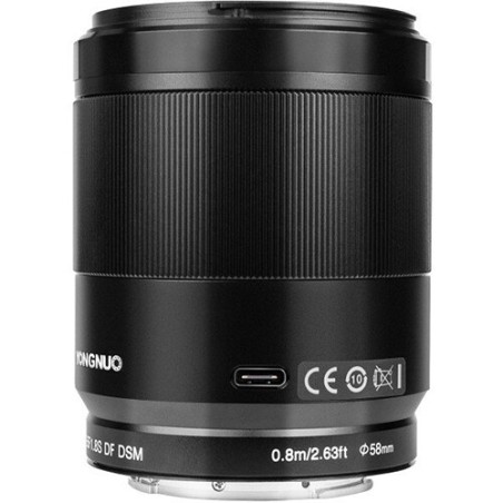 Lente Yongnuo YN 85mm f/1.8S DF DSM para Sony montura E - Full Frame - Incluye tapasol