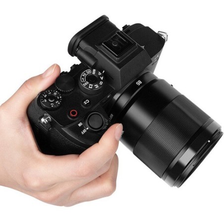 Lente Yongnuo YN 85mm f/1.8S DF DSM para Sony montura E - Full Frame - Incluye tapasol