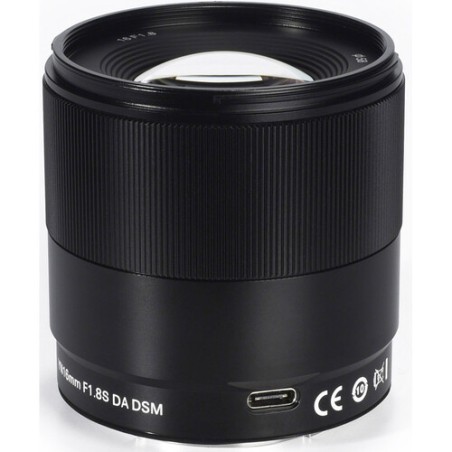 Lente Yongnuo YN 16mm f/1.8 DA DSM para Sony montura E - APS-C - Incluye tapasol