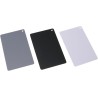 Tarjeta de gris para balance de blancos - Juego de 3 - Blanco, negro y gris 18% - 10x13cm