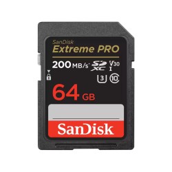 Memoria SD64GB Sandisk Extreme PRO clase 10 v30 200MB/S