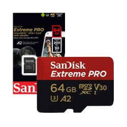 Memoria micro SD64GB Sandisk clase 10 Extreme PRO 200MB/S