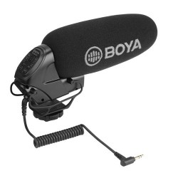 Micrófono BOYA BY-BM3032 Supercardioide profesional para cámaras y grabadoras