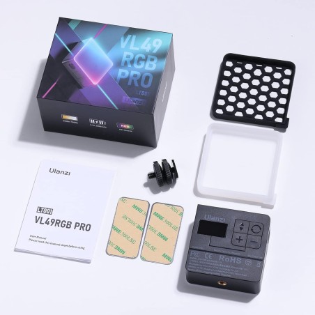 Luz Led ULANZI VL49 Pro RGB con batería incorporada