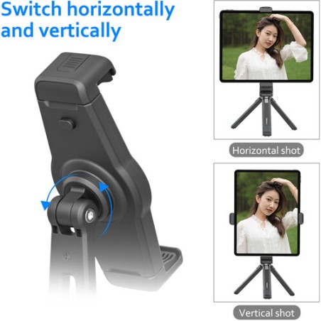 Sujetador ULANZI ST-20 para tablets y celulares - Con doble entrada de zapata