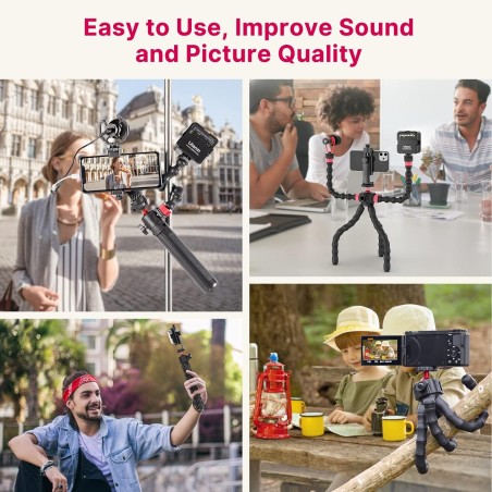 Trípode flexible ULANZI MT-52 - Para celulares o cámaras de hasta 1Kg