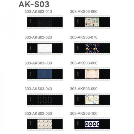 Juego de slides GODOX AK-S para kit AK-R21 - 60 piezas